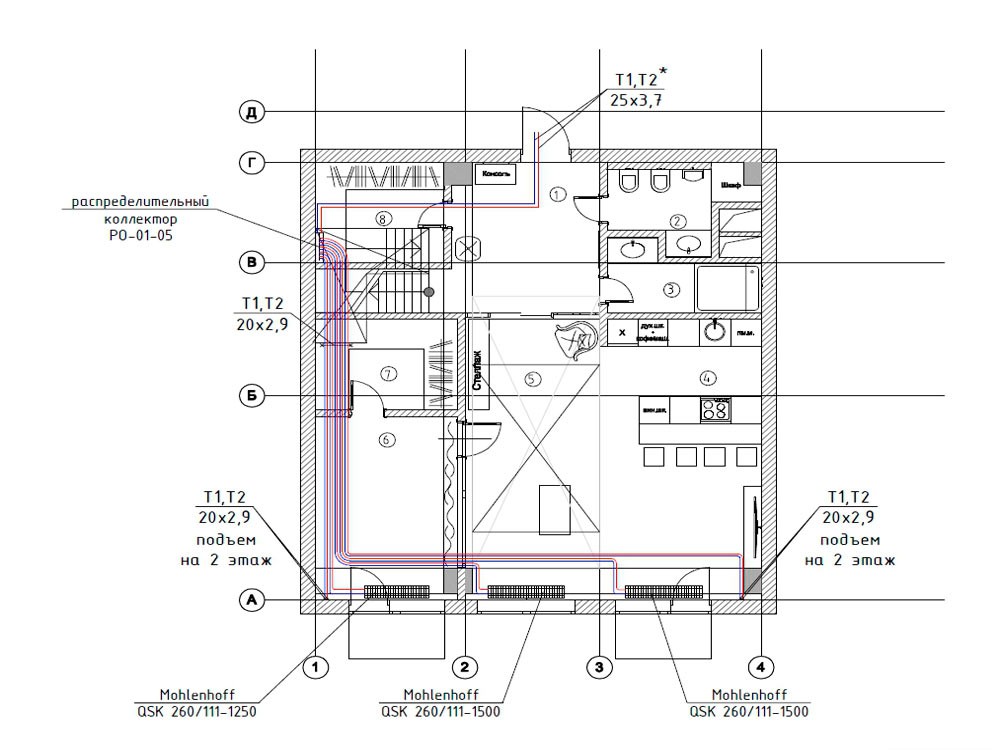 ЖК Лофт 58 - проектирование и монтаж инженерных систем, отопление