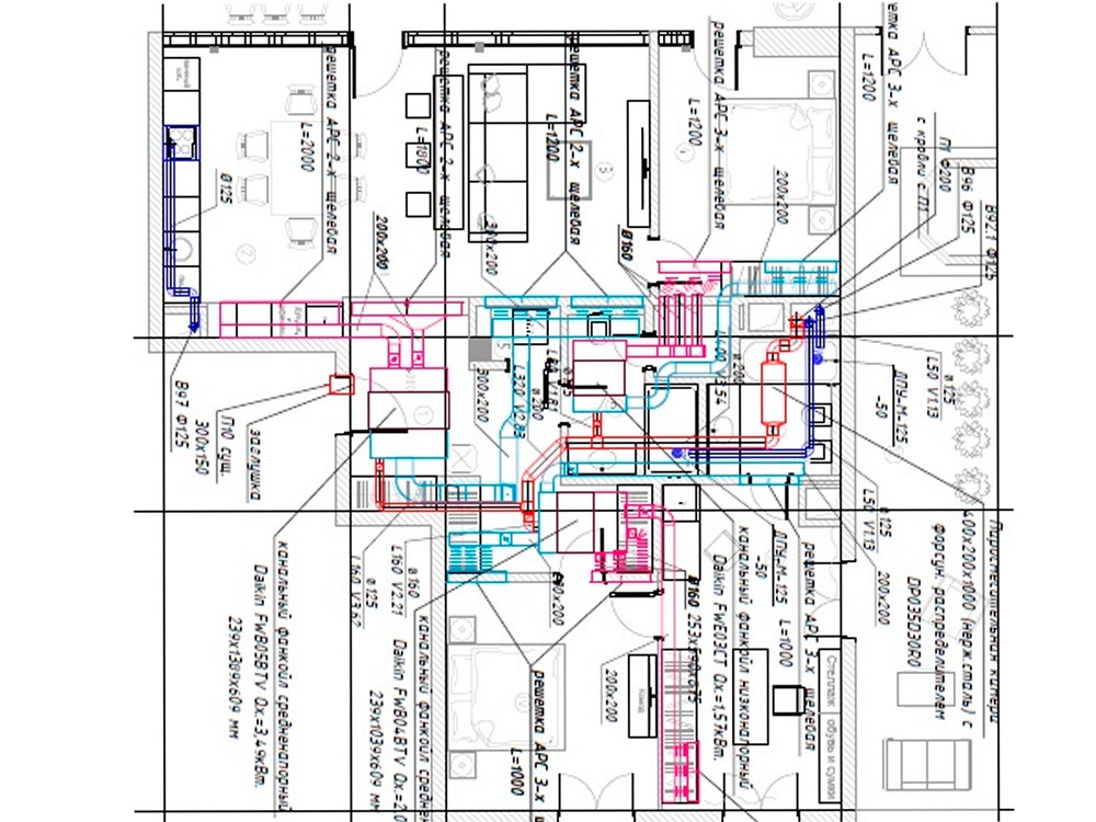 ЖК Депре - проектирование и монтаж инженерных систем, вентиляция и кондиционирования