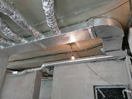 Проектирование и монтаж вентиляции и кондиционирования в ЖК "Зиларт"
