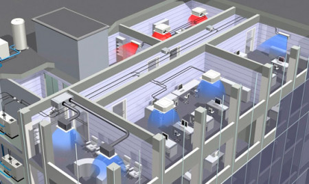 Проектирование систем кондиционирования производственного здания 