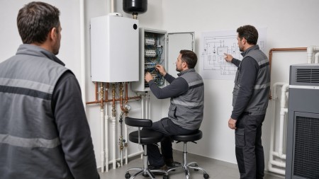 Монтаж комбинированного отопления Монтаж комбинированного отопления